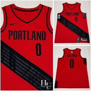 Nike Damian Lillard Portland Trail Blazers NBA Swingman Jersey Men’s Large